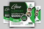 Charity Flyer Templates, a Flyer Template by AfzaalGraphics (Thumbnail 1 of 2)