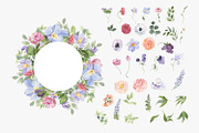 Spring bouquet watercolor clipart, a Decorative Illustration by Love Watercolor Store (Thumbnail 7 of 9)