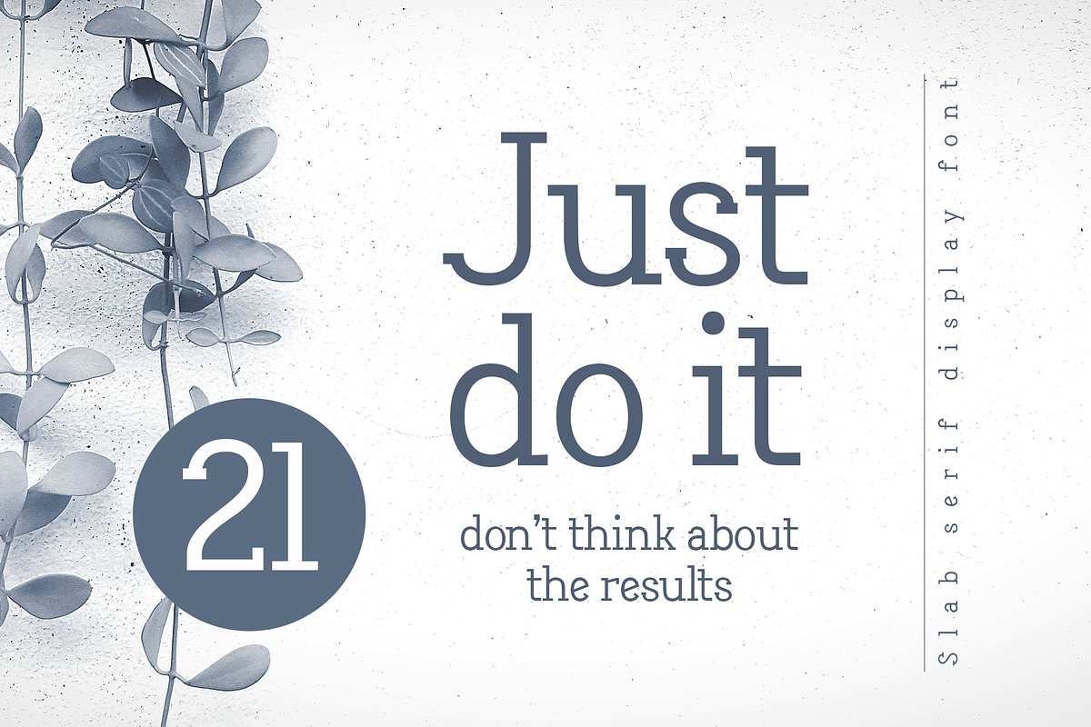 Movein - Slab Serif Display Font, a Slab Serif Font by overlaytemplates (Photo 2 of 5)