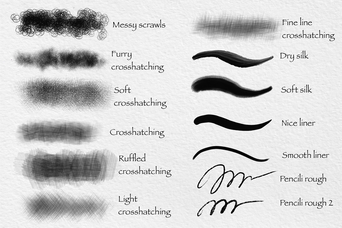 Realistic Dry Media Procreate Brush, a Brush Add-On by HabitusDesigns (Photo 6 of 8)