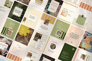 Luxury Pastel Pilates IG Templates