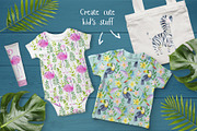 Watercolor Jungle Animal Clipart, an Animal Illustration by Watercolor Nastasia Art (Thumbnail 6 of 7)