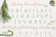 Merry Christmas [2 fonts]+Free Goods, a Script Font by Julia Dreams (Thumbnail 2 of 7)
