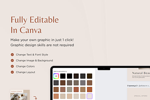 Instagram Cosmetic Template Canva