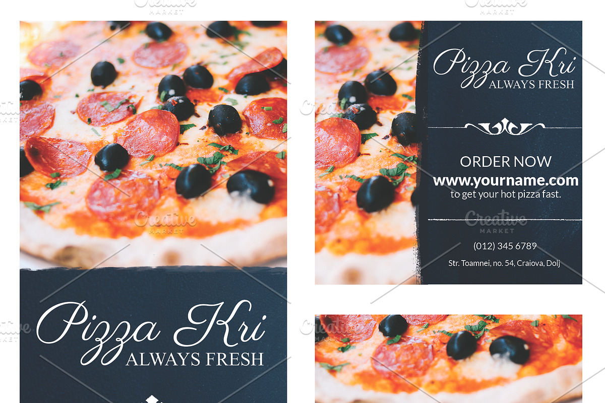 Restaurant Flyers - Two Style, a Flyer Template by Khryna Designs (Photo 3 of 3)