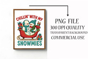 Vintage Christmas PNG, Snowman, a Graphic by Libby Wishes (Thumbnail 2 of 6)