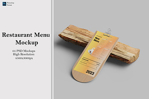 Restaurant Menu Mockups