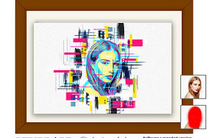 Stripe Art Photoshop Action, an Action Add-On by Studio Retouch