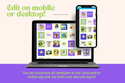 Funky Instagram Templates Bundle, a Social Media Template by Hell Yeah Designs (Thumbnail 4 of 13)
