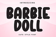 Barbie Doll | Script Font, a Script Font by Scratchones (Thumbnail 1 of 8)