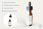 3D Dropper Bottle Mockup, a Packaging Mockup by Silver Moon Design School (Thumbnail 2 of 4)