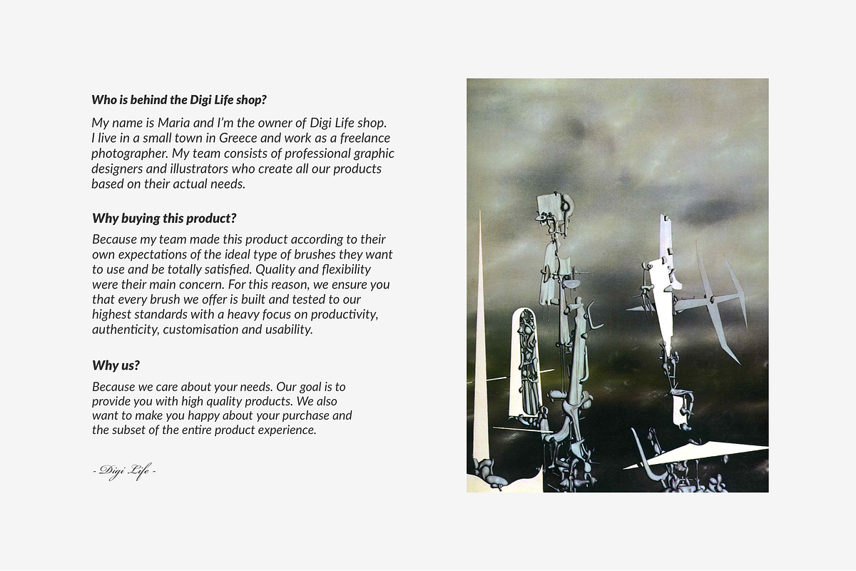 Yves Tanguy's Procreate Brushes, a Brush Add-On by Digi Life (Photo 12 of 13)
