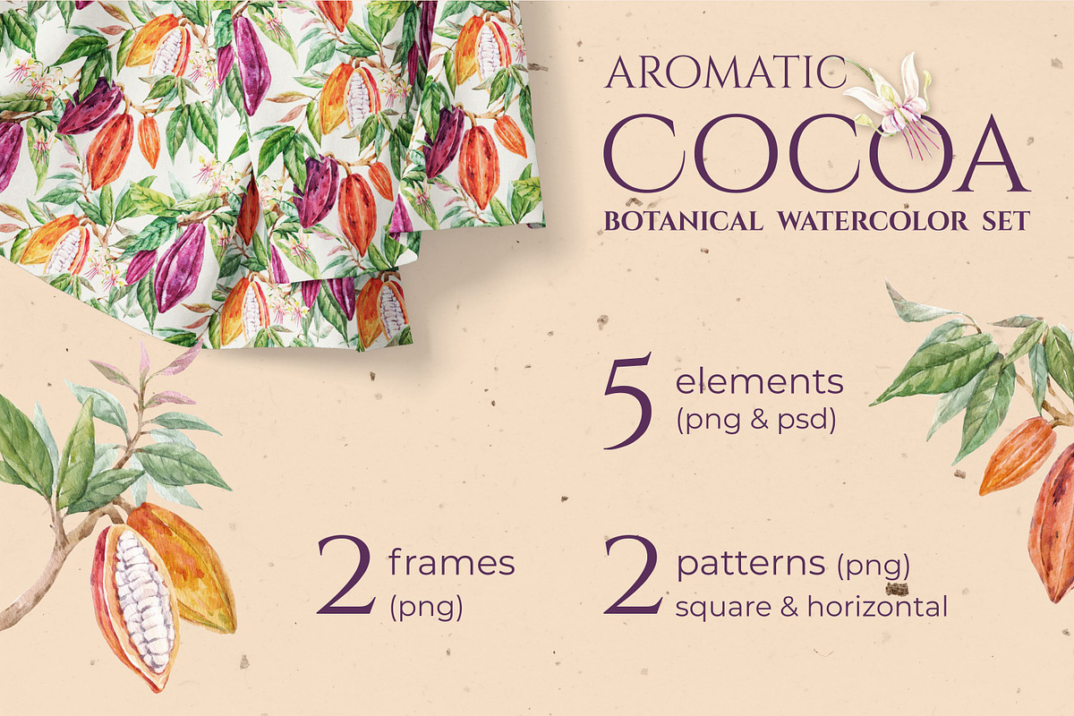 Aromatic Cocoa Watercolor Set, a Graphic by Lembrik's Artworks (Photo 2 of 5)