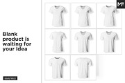 Men & Women Ghost T-shirt Mock-up, a Shirt Mockup by Mocca Mockups Store (Thumbnail 3 of 15)