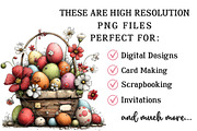 Whimsical Easter Egg Basket Clipart, an Illustration by OK Design (Thumbnail 5 of 6)