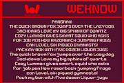 Red Monster font, a Font by weknow (Thumbnail 6 of 8)