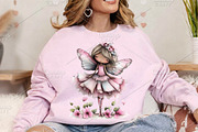 Whimsical Spring Fairy Clipart PNG, an Illustration by Canvas Craft (Thumbnail 4 of 7)