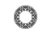 Hand Drawn Wreath Frame Bundle, an Illustration by yasushie (Thumbnail 49 of 51)