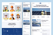 Solar & Renewable Energy Website UI, an UI Kit Template by peterdraw (Thumbnail 4 of 7)