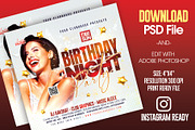Birthday Night Party, a Flyer Template by MithilaCreation (Thumbnail 3 of 7)