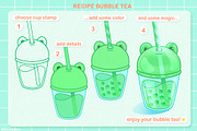 Cute Frog Procreate Brushes Bundle, a Brush Add-On by InkPrintsTattoo (Thumbnail 6 of 10)