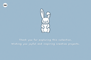 Cute Hand Drawn Animal Illustration, an Animal Illustration by SLAB! Design (Thumbnail 4 of 4)