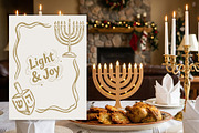 Whimsical Hanukkah: Holiday Line Art, a Seasonal Illustration by divanovskaya_nv (Thumbnail 10 of 16)