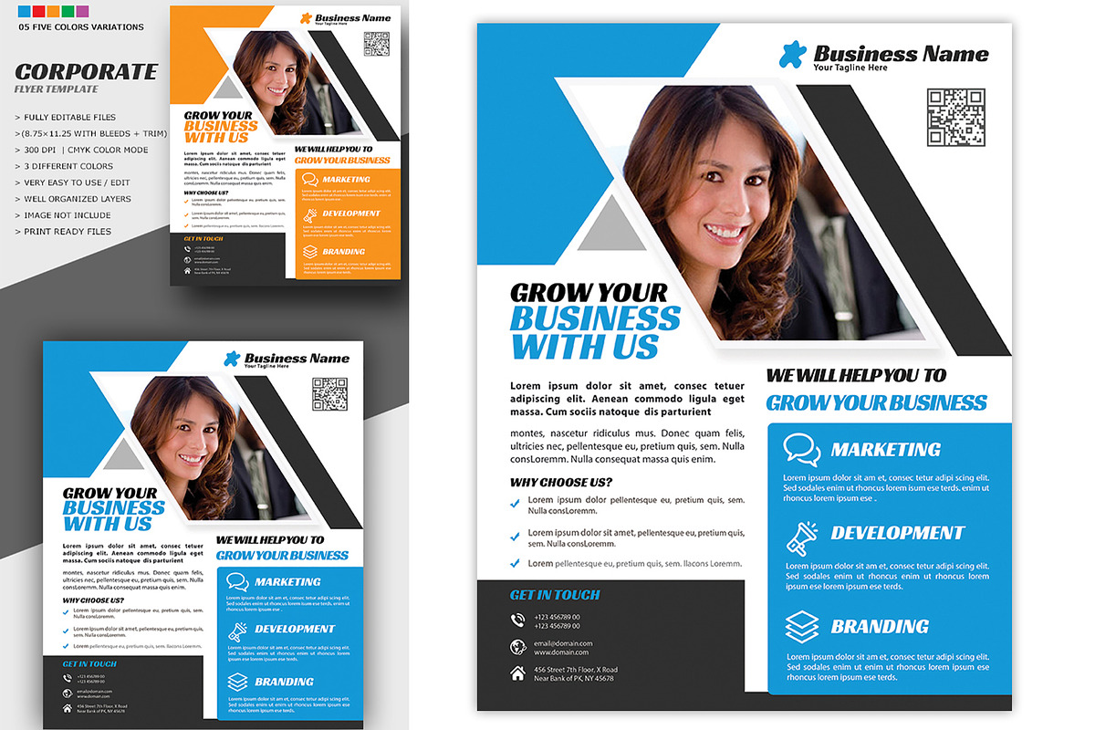 Corporate Flyer, a Flyer Template by Artiverge (Photo 2 of 3)