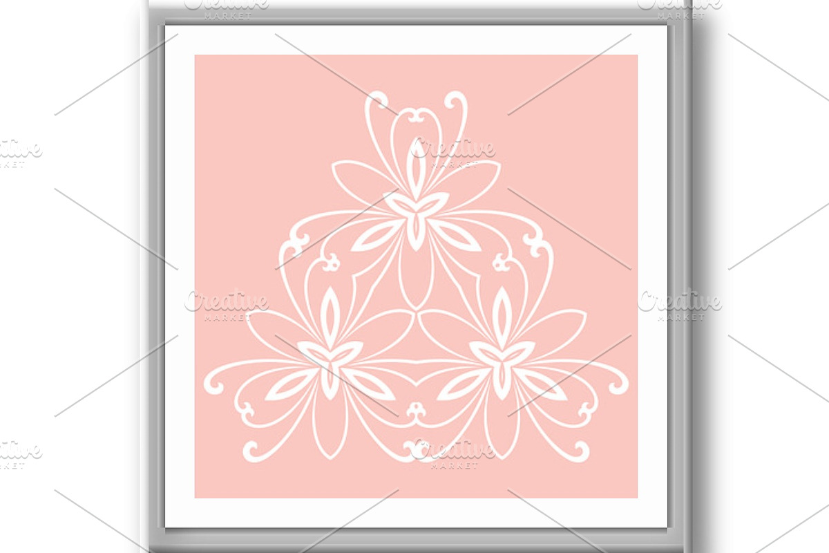 Floral Fine Pattern With Few Leaves, a Pattern Graphic by FineArtStudio (Photo 2 of 3)