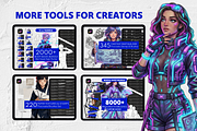 Text Banner Stamps Set for Procreate, a Brush Add-On by Selentaori Studio (Thumbnail 11 of 11)
