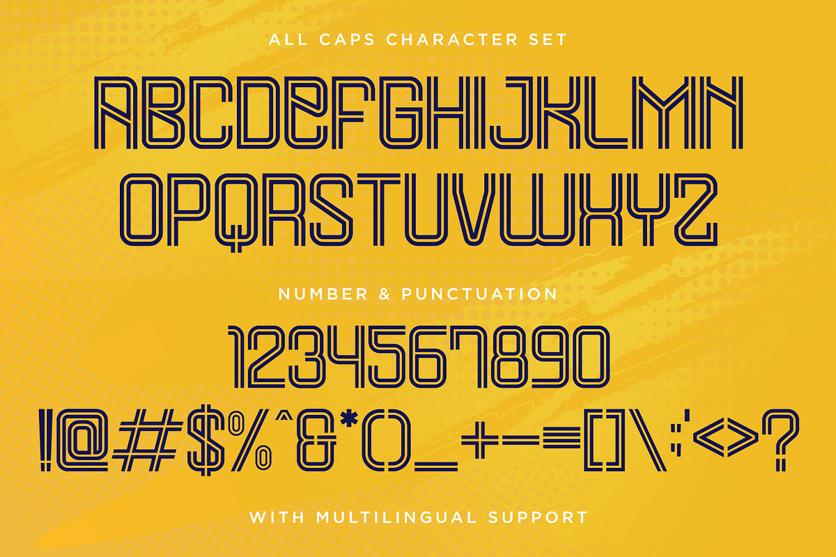 Ambero - Sporty Modern Display Font, a Sans Serif Font by Imiftype Studio (Photo 7 of 7)