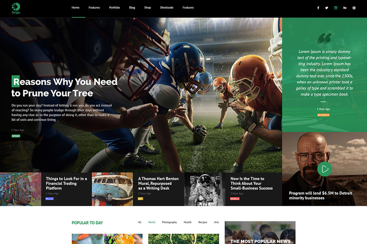 Orgin - Minimal and Creative PSD, a Templates & Theme by Knighthemes (Photo 3 of 7)