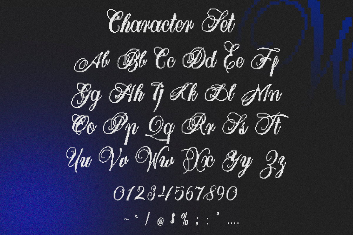 Larasati Pixelated, a Font by Angin Studio (Photo 4 of 9)