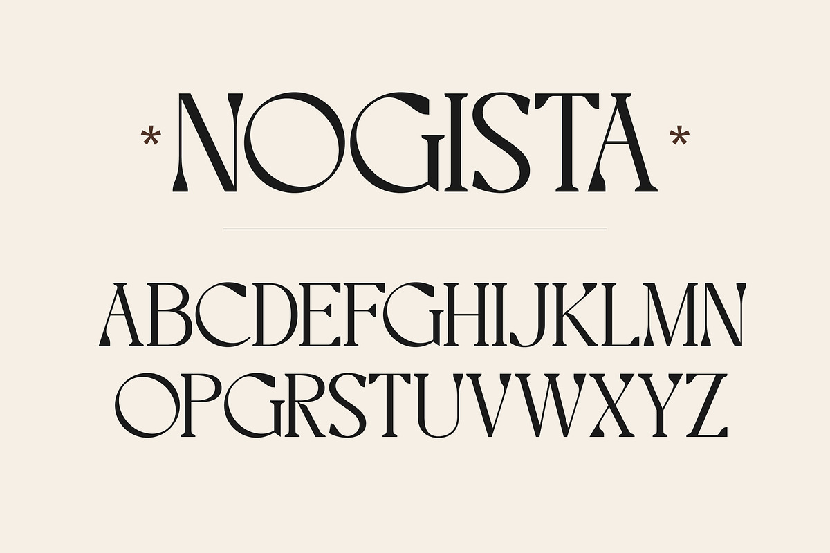 Elegant Beauty – Nogista Font, a Serif Font by Stylin Studio (Photo 2 of 13)