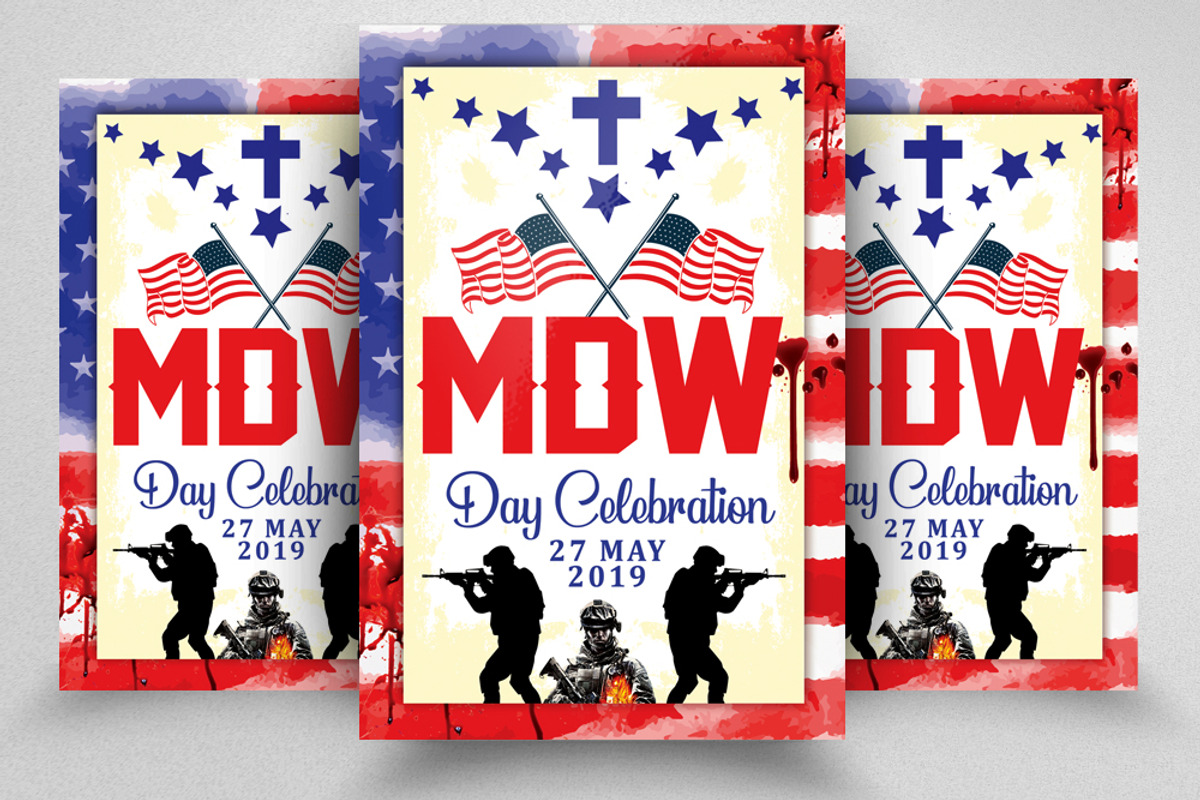 Independence / Memorial Day Flyer, a Flyer Template by Design Up