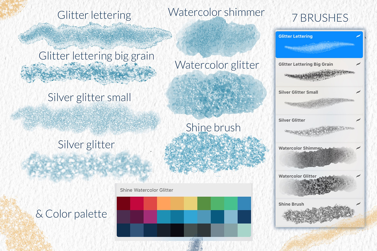 Watercolor Procreate bundle, a Brush Add-On by Let's Art (Photo 10 of 14)