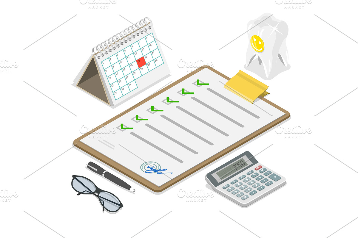 Insurance Set 01, a Person Illustration by AndriiStore (Photo 7 of 11)