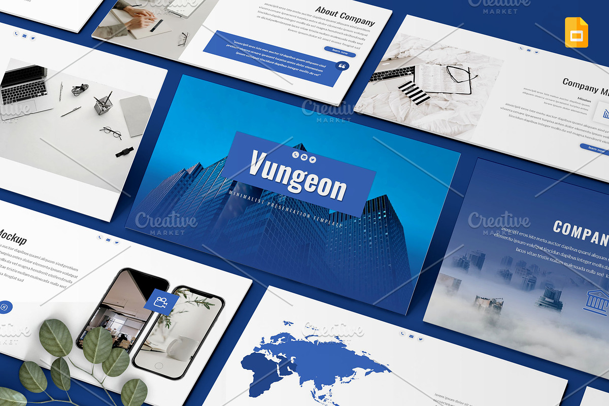 Vungeon - Google Slides Template, a Presentation Template by Eighteen Studio (Photo 1 of 4)