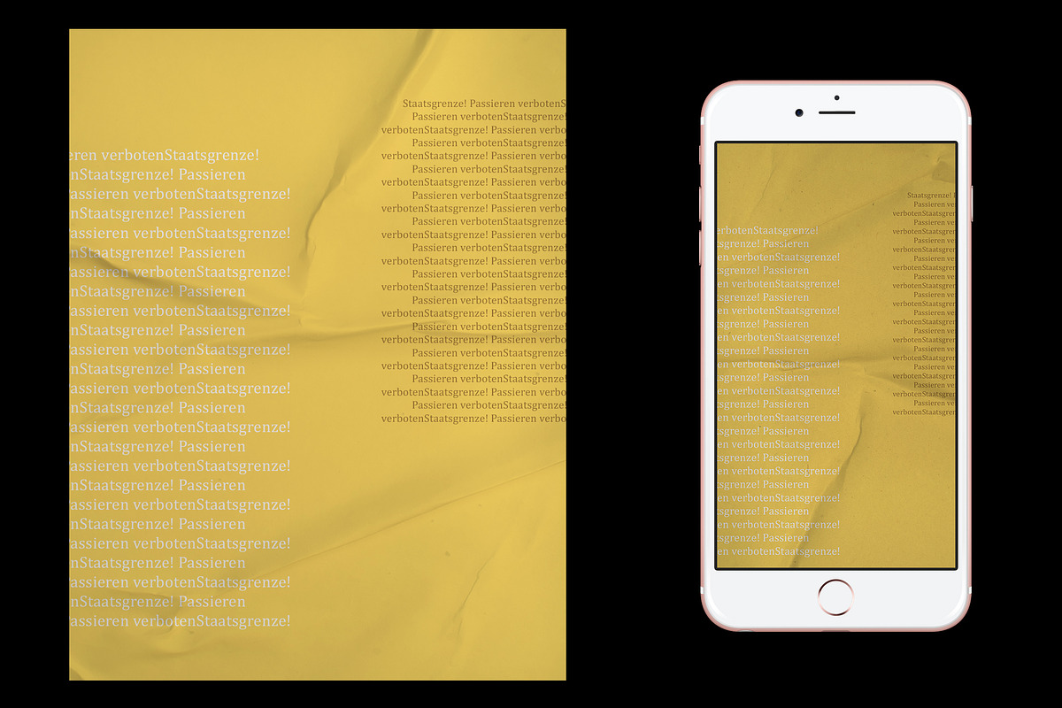 Wrinkle Paper Mockups & Textures, a Product Mockup by Eugene Tantsurin (Photo 8 of 11)