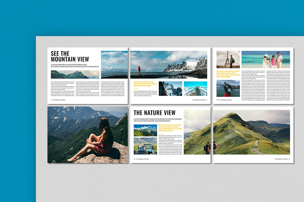Travel Magazine Template, a Magazine Template by ElvinPrint (Photo 5 of 7)