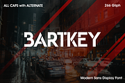 BARTKEY, a Sans Serif Font by zamjumps (Thumbnail 1 of 7)