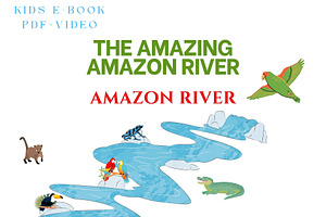 Exploring The Amazing Amazon River, a Magazine Template by Aban's World