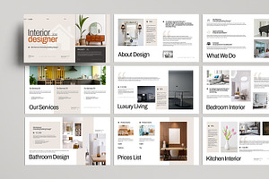 Interior Design Presentation, a Presentation Template by MightyDesign