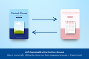 Pinterest Pin Templates Printables, a Social Media Template by The Chaos Project (Thumbnail 2 of 8)