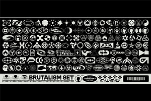 BRUTALISM ICON ABSTRACT SHAPES