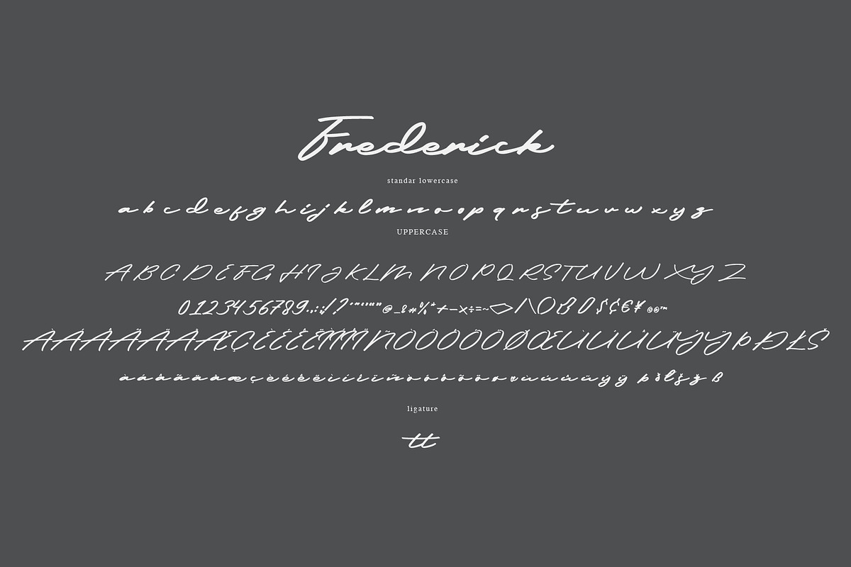 Frederick, a Script Font by alphArtype (Photo 9 of 10)