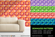 Donut Chain Geometric Pattern, a Pattern Graphic by Pyopo (Thumbnail 2 of 3)