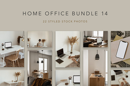 Home Office Bundle 14, a Business Photo by Floral Deco
