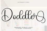 Doddler, a Handwritten Font by FreshTypeINK (Thumbnail 1 of 8)