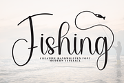 Fishing | Script Font, a Handwritten Font by Scratchones (Thumbnail 1 of 9)